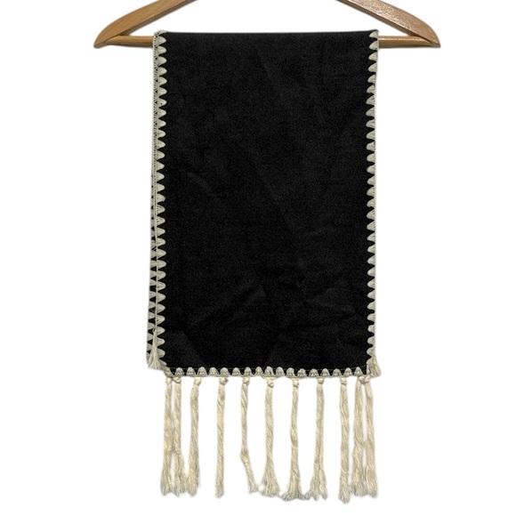 Commense Jacket Matching Scarf Woman’s Size Medium Gray Contrast Trim Pockets - Picture 12 of 12